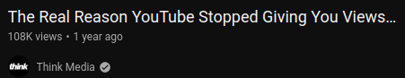 real reason youtube stopped giving you views